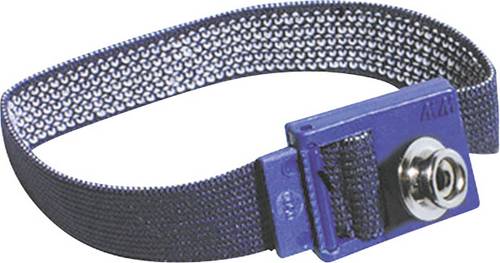 Bernstein Tools for Electronics 9-342-1 ESD-Handgelenkband Schwarz Druckknopf 3mm