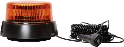WAS Rundumleuchte W112 852.2 12 V, 24V über Bordnetz Saugfuß, Schraubmontage, Magnet-Befestigung Orange