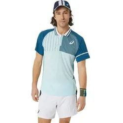 ASICS Herren Shirt MEN MATCH POLO-SHIRT, Größe S in Blau Blau