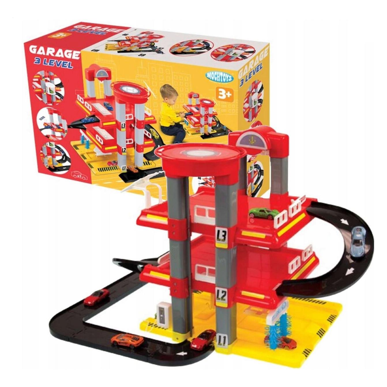 Mochtoys TYpatrov Garage mit Hubschrauberlandeplatz und Schlepptau (11926)