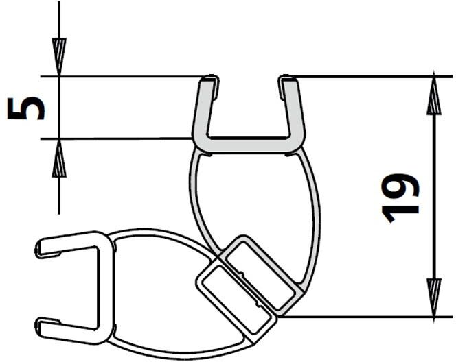 Kermi Diga magnetic profile 6025701
