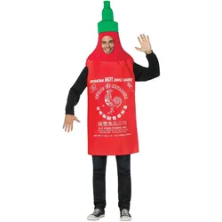 Rasta Imposta Sriracha Chili Sauce Kostüm (L, M)