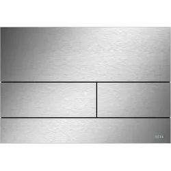 TECEsquare II Met. WC-Betätigungsplatte Edelstahl geb. (mit Anti-Fingerprint)