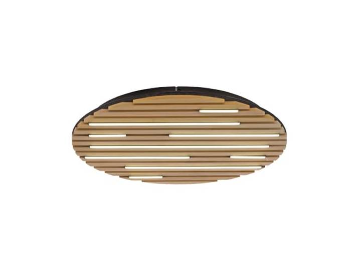 Paul Neuhaus LED Deckenleuchte Akustik Paneel Eiche natur 60cm rund