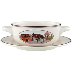 Villeroy & Boch Design Naif Suppentasse mit Untertasse 450 ml
