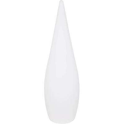 Gartenleuchte GLOBO LIGHTING "VASCON", weiß (opal), H:96cm Ø:24cm, Leuchten, Gartenleuchte, tropfenförmige Leuchte