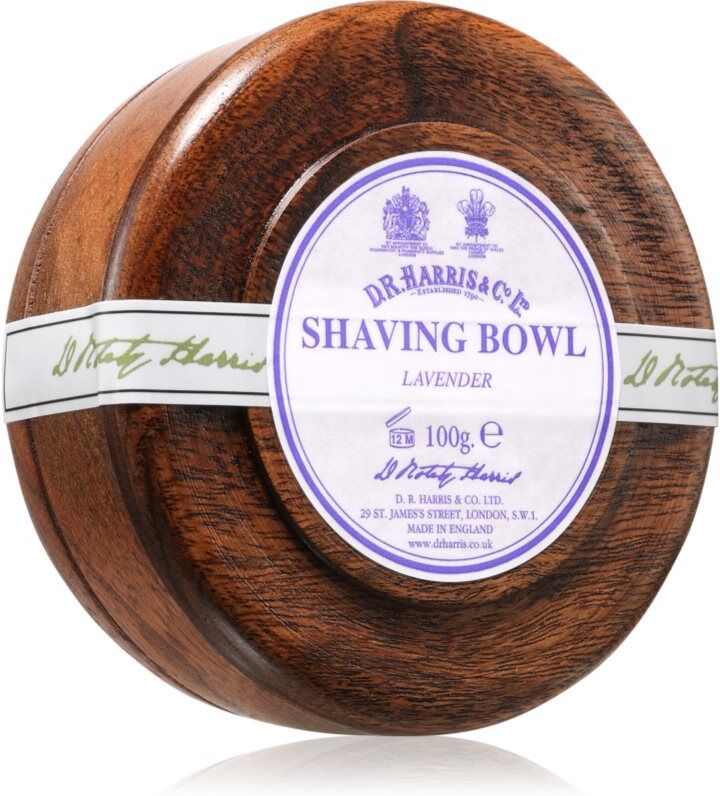 D.R. Harris Shawing Bowl Mahogany wood shaving soap Lavender 100 g