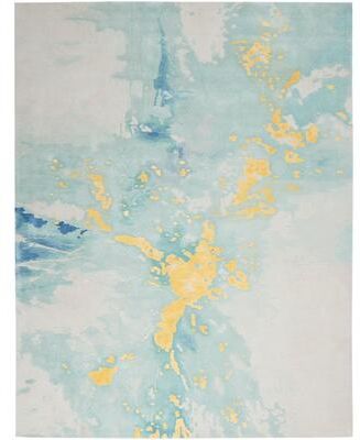 Nourison Prismatic Modern Abstract Watercolor Area Rug