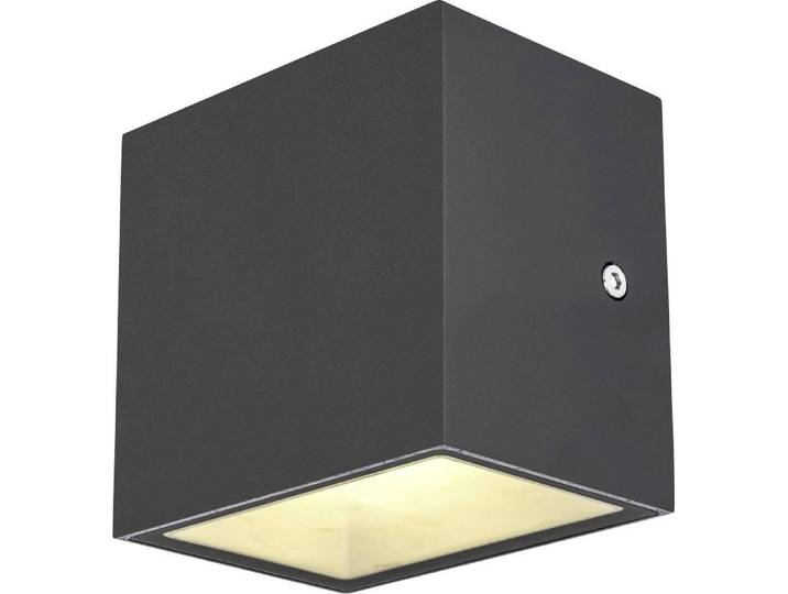 SLV 1002032 SITRA CUBE WL LED Outdoor Wandaufbauleuchte anthrazit IP44 3000K 10W