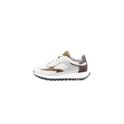 Sneaker LLOYD "STELLA", Damen, Gr. 37, weißmeliert, Leder, gemustert, Basic, Schuhe Sneaker, mit herausnehmbarem Fußbett