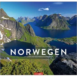 Weingarten, Kalender, Norwegen Kalender 2027 - Im Land der Mitternachtssonne