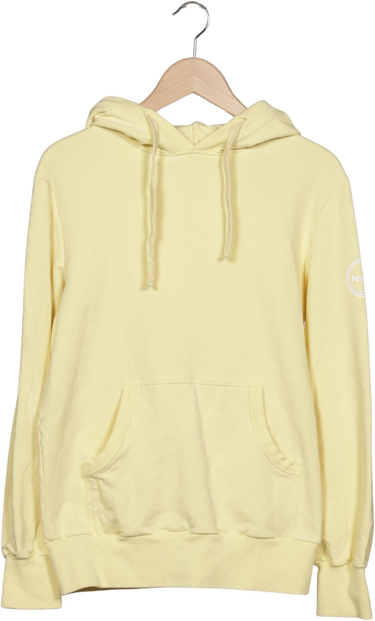 No.1 Como Damen Kapuzenpullover, Gelb, Gr. XS, Elasthan / Baumwolle - Second Hand