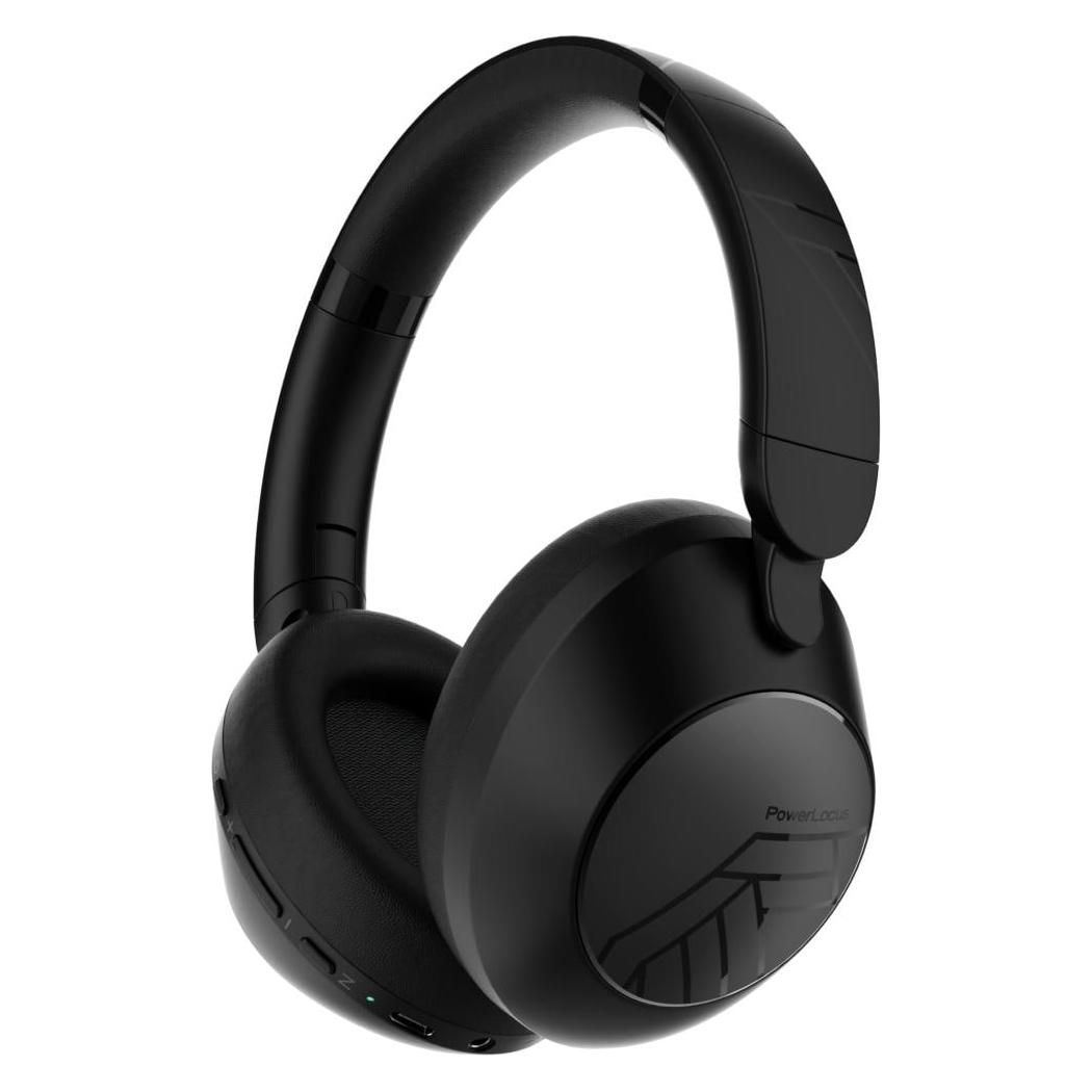 PowerLocus Orion Over Ear Bluetooth-Kopfhörer (70 h, Kabelgebunden, Kabellos) (PWL-ORION-BLACK)
