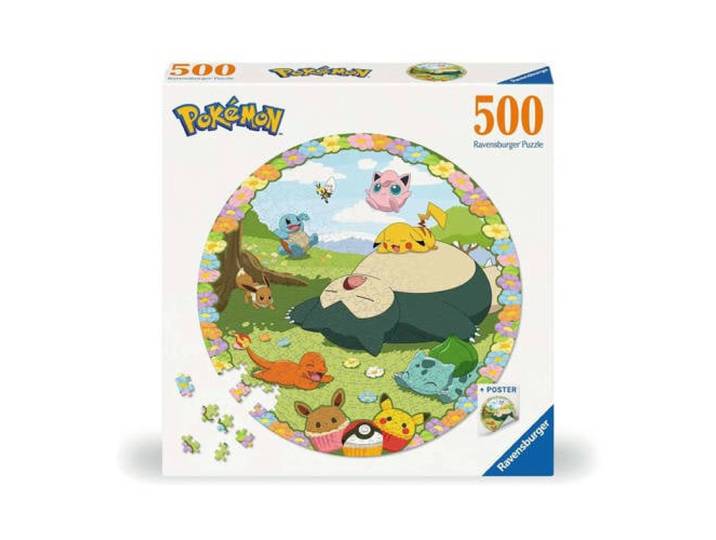 Ravensburger Round puzzle Pokémon - Ronde