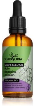 Soaphoria Organic Grape Seed Oil óleo de semente de uva para esticar a pele 50 ml. Organic Grape Seed Oil