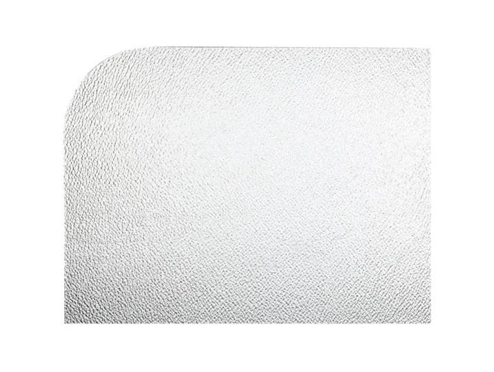 Bodenschutzmatte Form Transparent Kunststoff 121 x 152 cm - Bodenschutzmatte