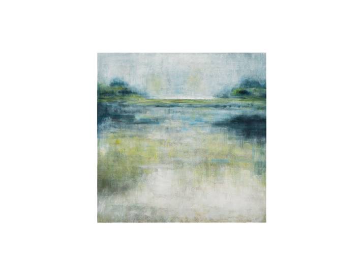 Handgemaltes Bild „Impression Wasser“ 100 x 100 cm Multicolor Crea Collection