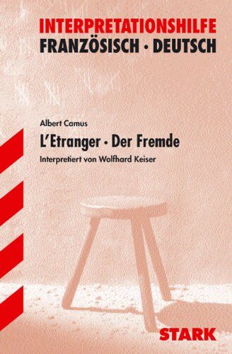 Albert Camus - Interpretationen Französisch / L'Etranger /Der Fremde - Preis vom 17.10.2026 19:25:27 h