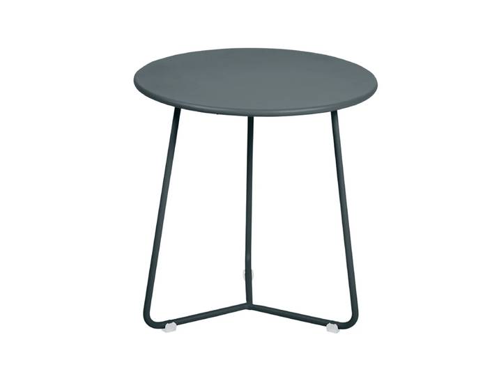 Fermob - Cocotte Beistelltisch / Hocker, Ø 34 cm x H 36 cm, gewittergrau