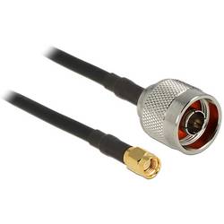 Delock WLAN-Antennen Anschlusskabel [1x N-Stecker - 1x RPSMA-Stecker] 0.5 m Schwarz 88937