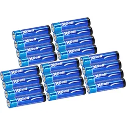 20x XCell LR03 Micro Super Alkaline Batterie AAA 5x 4er Folie