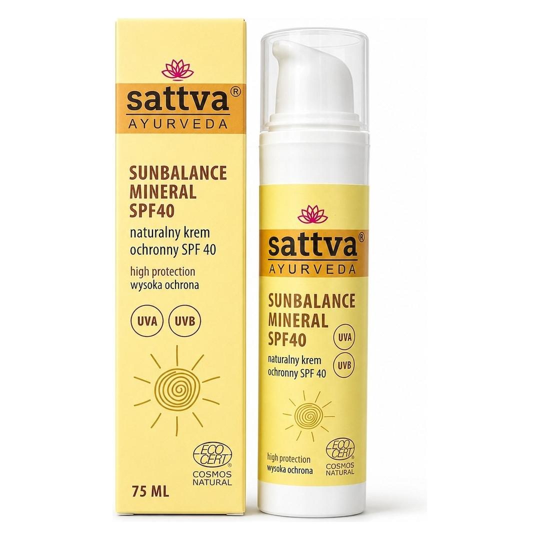 NoName SATTVA SunBalance Mineral krem ochronny SPF40 75ml (SPF 40, 75 ml) (72197227)