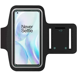 SmartFitness OnePlus 8 Handy Sport Armband, Smartphone Sportarmband, Schwarz