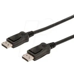 AK DP 135001 - DisplayPort Kabel, DisplayPort Stecker, 1 m, schwarz