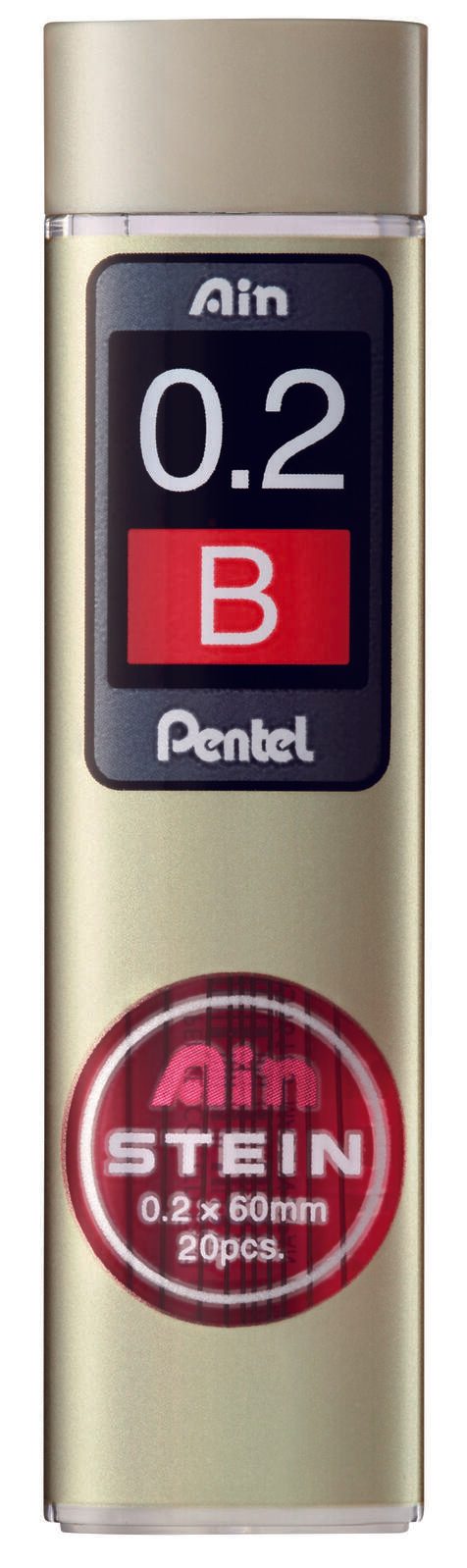 Pentel Fallminen B 0.2 mm schwarz C272W-B