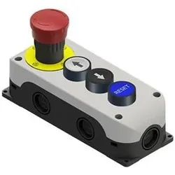RS PRO Tastend, Stopp SB113-022-G Steuerstation-Sc, Schalter + Taster, Rot, Schwarz