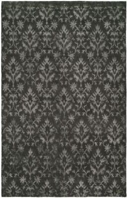 KALATY Gramercy Pewter Viscose and Wool Handmade Area Rug