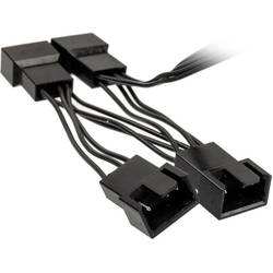 PC-Lüfter Y-Kabel [1x PC-Lüfter Buchse 4pol. - 4x PC-Lüfter Buchse 4pol.] 0.35 m Schwarz Kolink PGW-AC-KOL-049