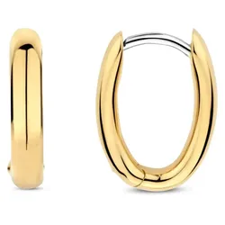 TI SENTO - OHRRINGE - Ovale Creolen - gold