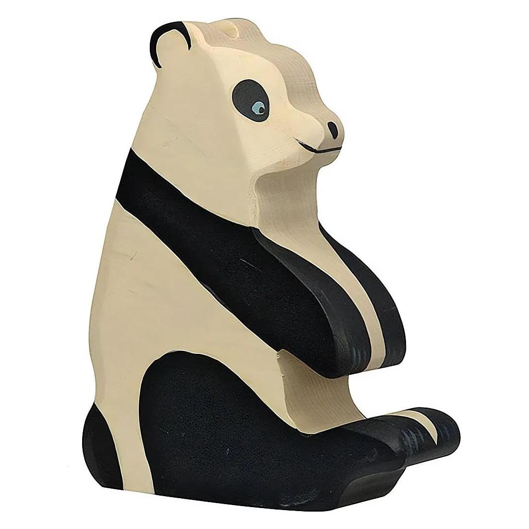 Holztiger Pandabär, sitzend (80191.1)