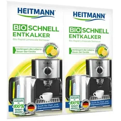 Brauns Heitmann Bio Schnell Entkalker 2x25 g entkalkt schonend, gründlich und lebensmittelsauber