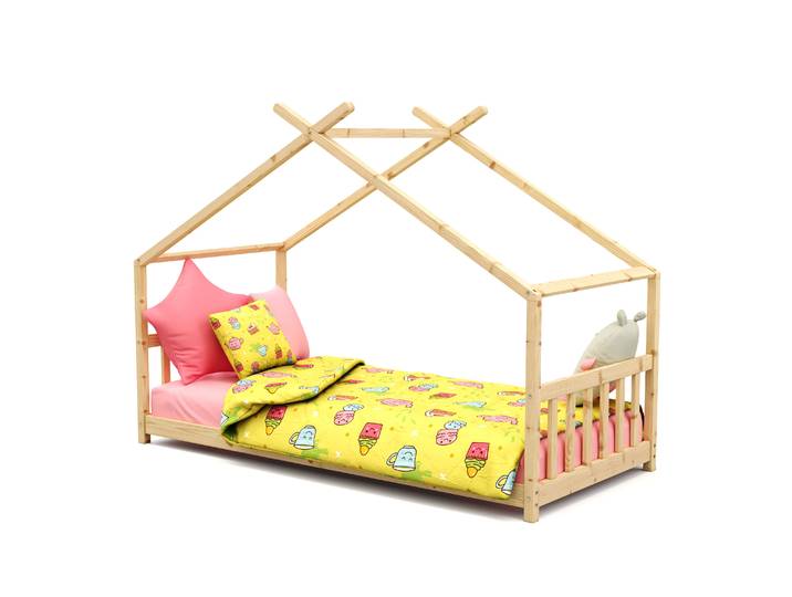 Kinderbett VILLA 90 x 200 cm natur