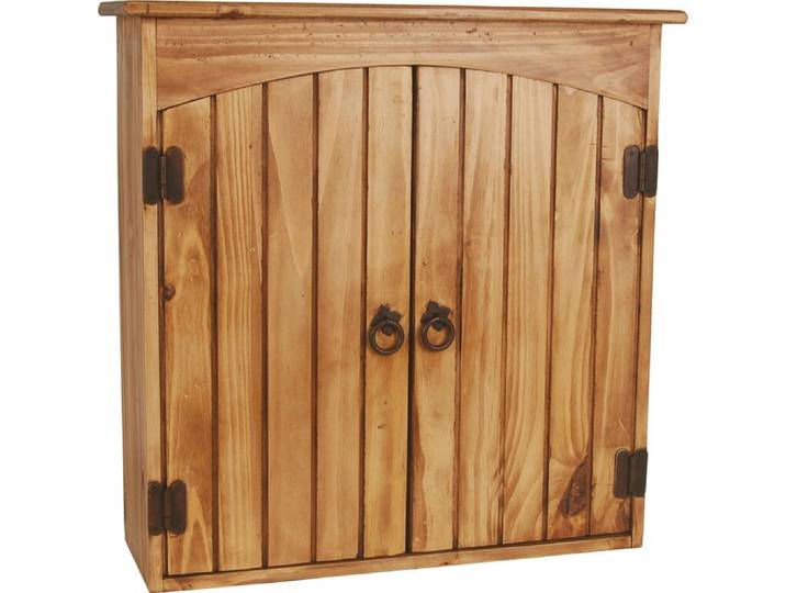 MiaMöbel Mexico Badschrank Massivholz Pinie Landhaus Mexiko Möbel Mexikanisch