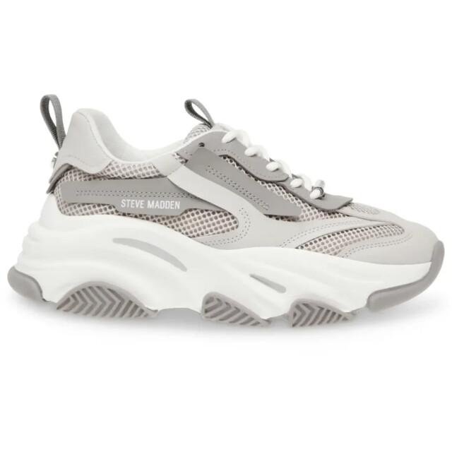 Steve Madden Possession-e grey grey dames sneaker