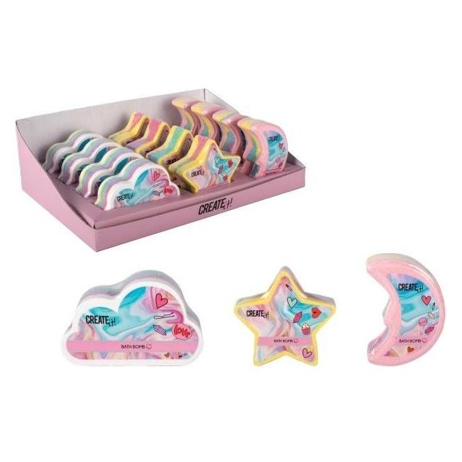Create It! Badebombe Regenbogen (Badekugeln, 741 g) (84565A)