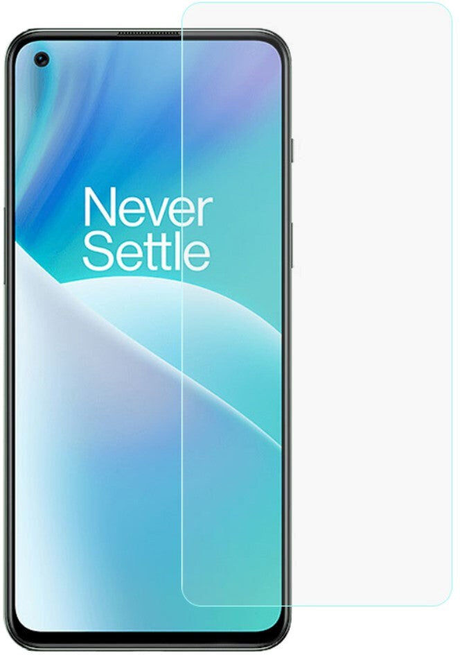 INCOVER OnePlus Nord 2T (5G) Arc Edge Skærmbeskyttelse i Hærdet Glas - Gennemsigtig
