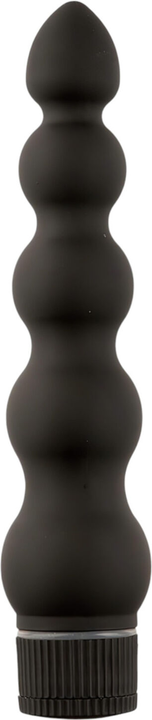 Doc Johnson - Black Magic 7" Rigid 5‑Bead Anal Vibrator (Black)