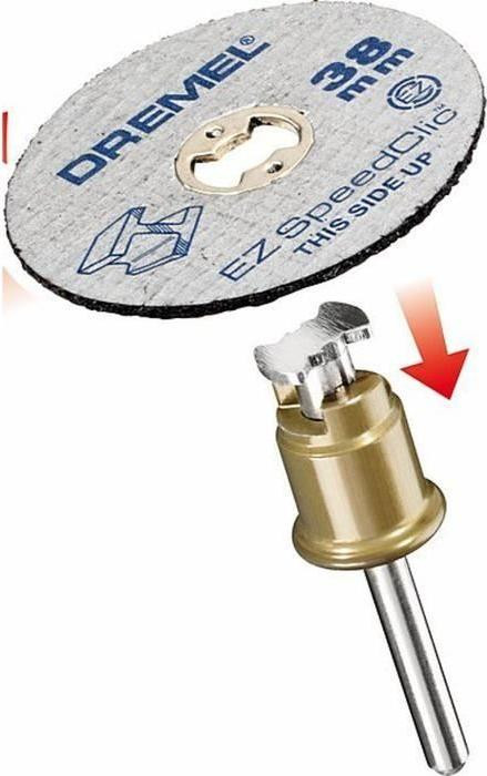 Dremel SC406 Startpakket met EZ SpeedClic adapter en 2 metalen doorslijpschijven Ø 38mm