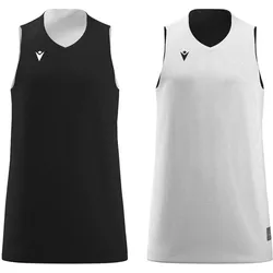 Macron, Herren, Sportshirt, Idaho (3XL), Weiss, Schwarz