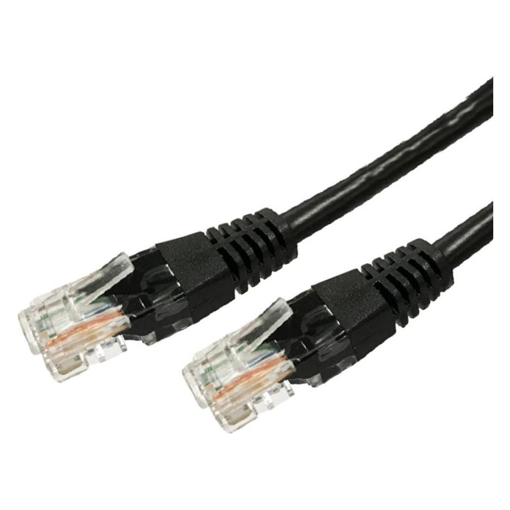 Print TB Patchcord cat. 6 RJ45 UTP 10m. black (UTP, CAT6, 10 m) (AKTBXKS6UTP10MB)