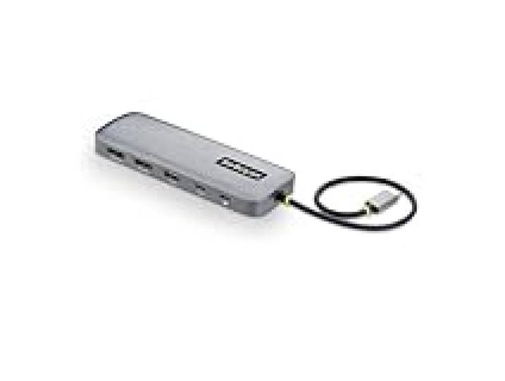 StarTech Dock USB-C 9-en-1, Double DisplayPort 4K, 10Gbps, 100W, GbE, SD