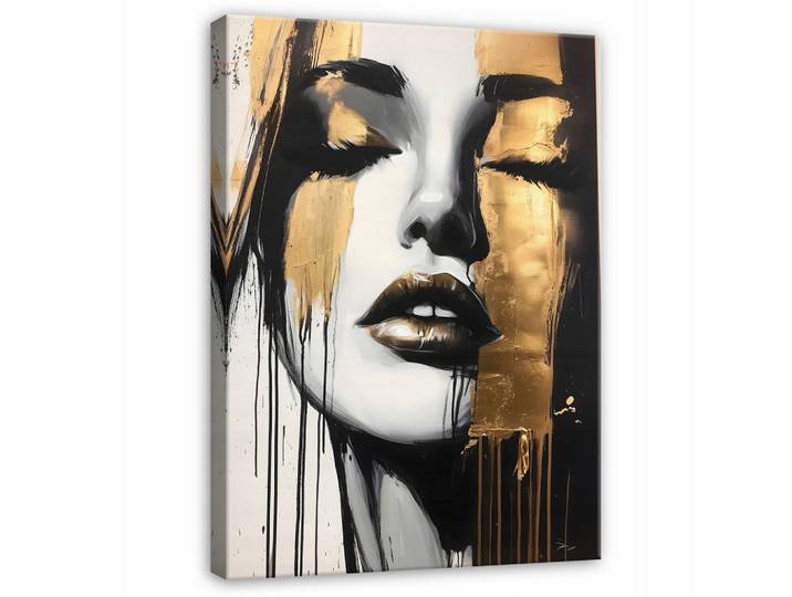 LEINWANDBILD Modern Abstrakt Frau Bilder Groß 60x40