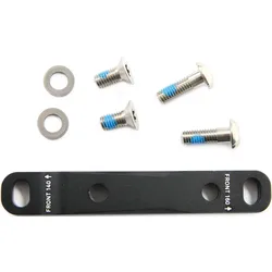 SRAM Scheibenbremsadapter Aluminium vorne schwarz
