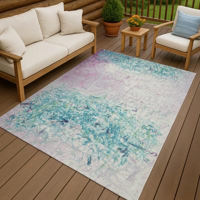 Addison Rugs Machine Washable Indoor/ Outdoor Abstract Scribble Chantille Rug
