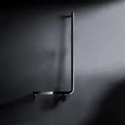 Keuco Axess Winkelgriff 35006170801 90Grad, rechte Ausführung, 851x381mm, Aluminium silber-eloxiert/verchromt