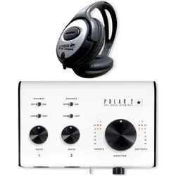 Blackstar Audio-Interface Polar 2 Interface mit Kopfhörer (USB), Audio Interface, Weiss